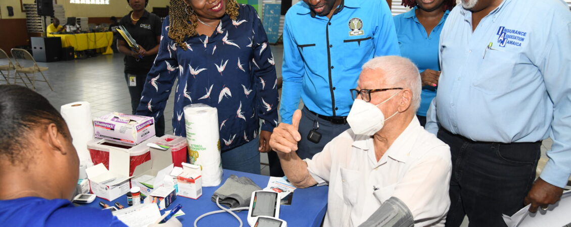 Oliver Jones at IAJ Health Fair